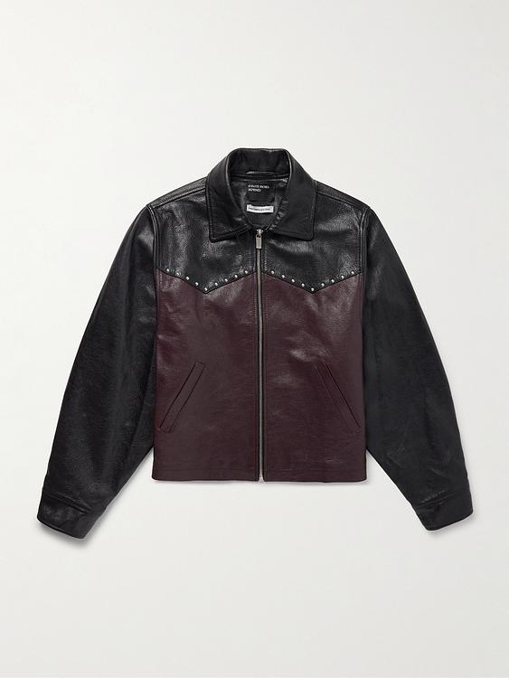 Black leather jacket from Enfants Riches Déprimés