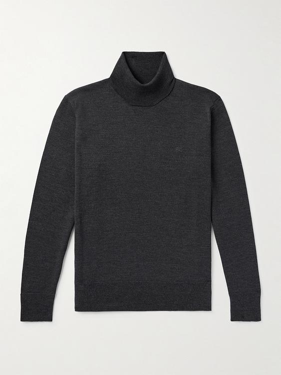 Black turtleneck from Etro