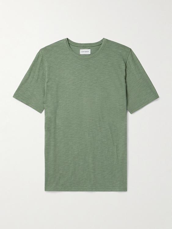 Green t-shirt from Oliver Spencer