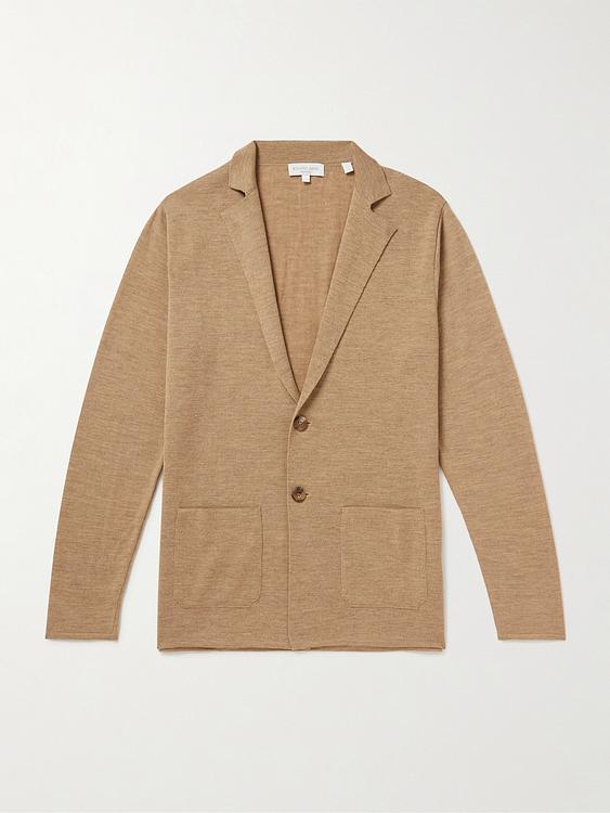 Taupe cardigan from Richard James
