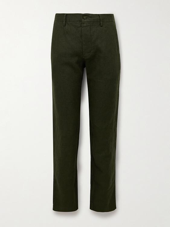 Dark green chinos from NN07