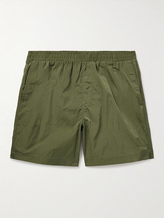 Green swim shorts from NN07