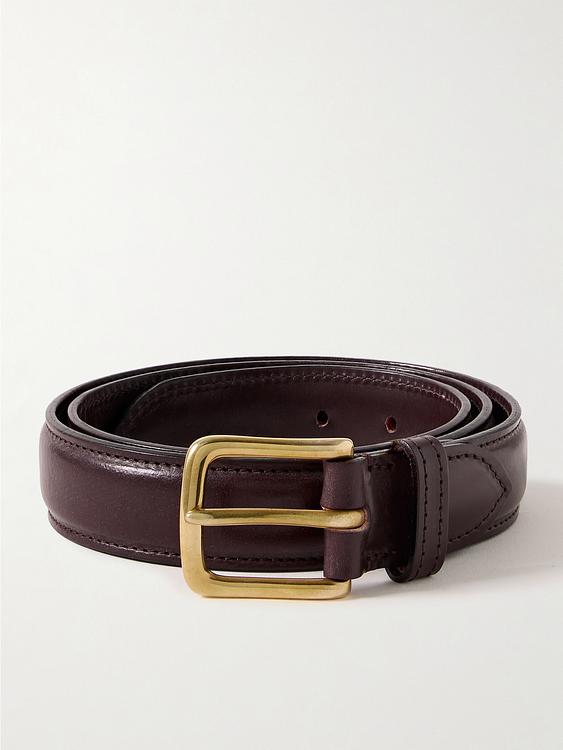 Dark brown belt from Drake's
