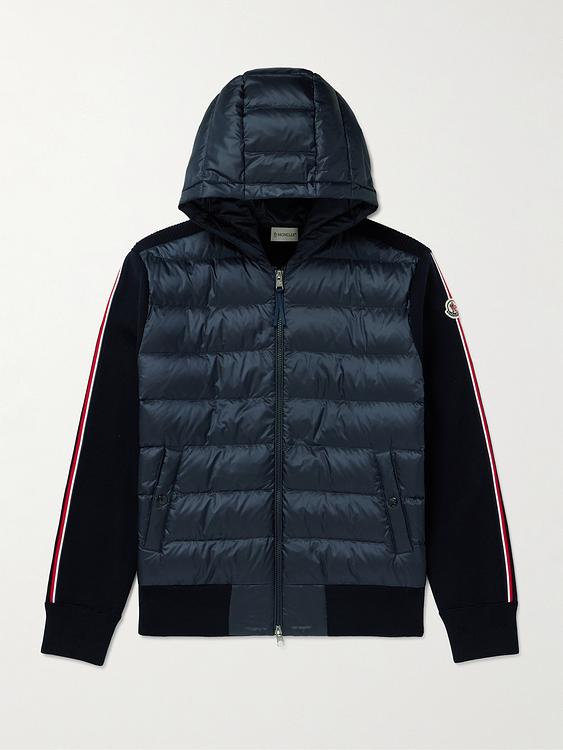 Black down jacket from Moncler