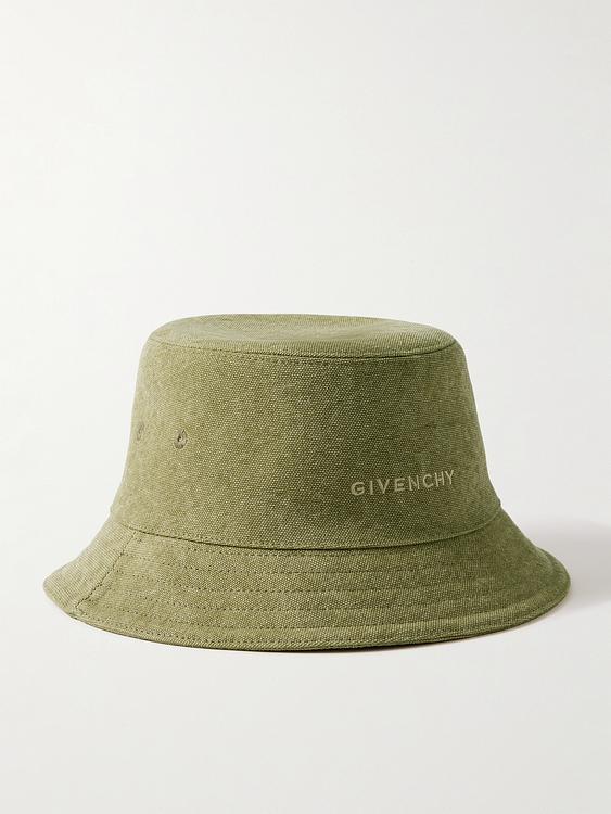 Print green hat from Givenchy