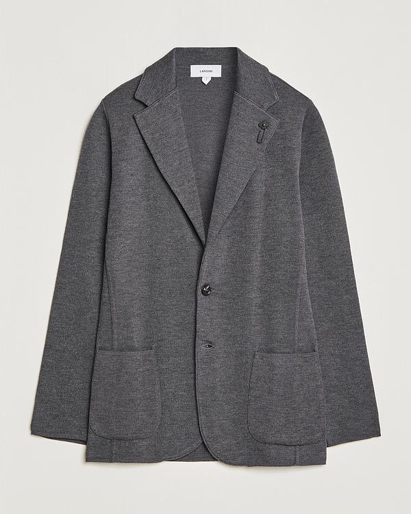 Dark grey blazer from Lardini