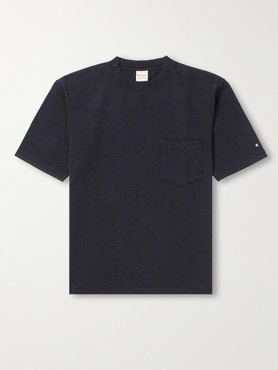 Black t-shirt from Snow Peak