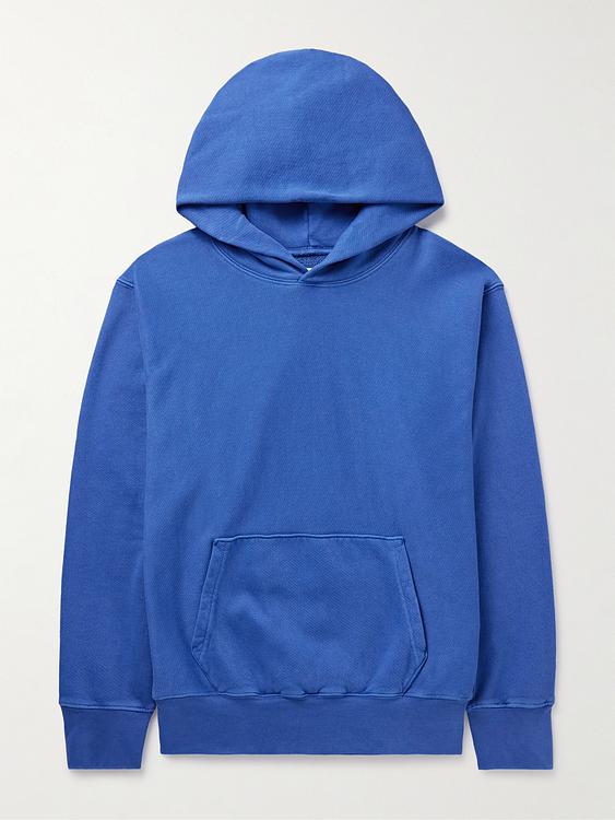 Blue hooded sweatshirt from Les Tien