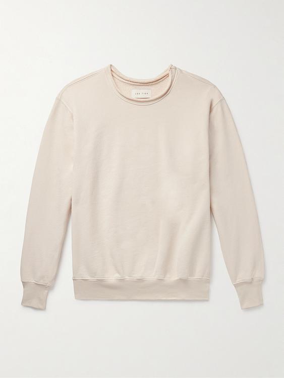 White sweatshirt from Les Tien