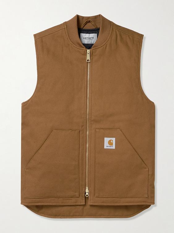 Taupe vest from Carhartt Wip