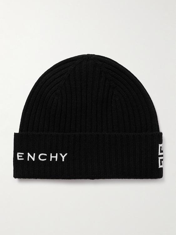 Print black beanie from Givenchy