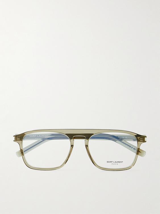 Multicolor d-frame glasses from Saint Laurent