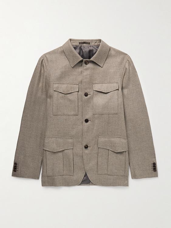 Grey overshirt from Caruso