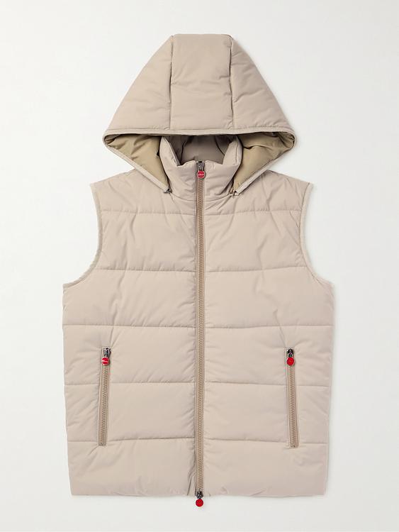 Beige vest from Kiton