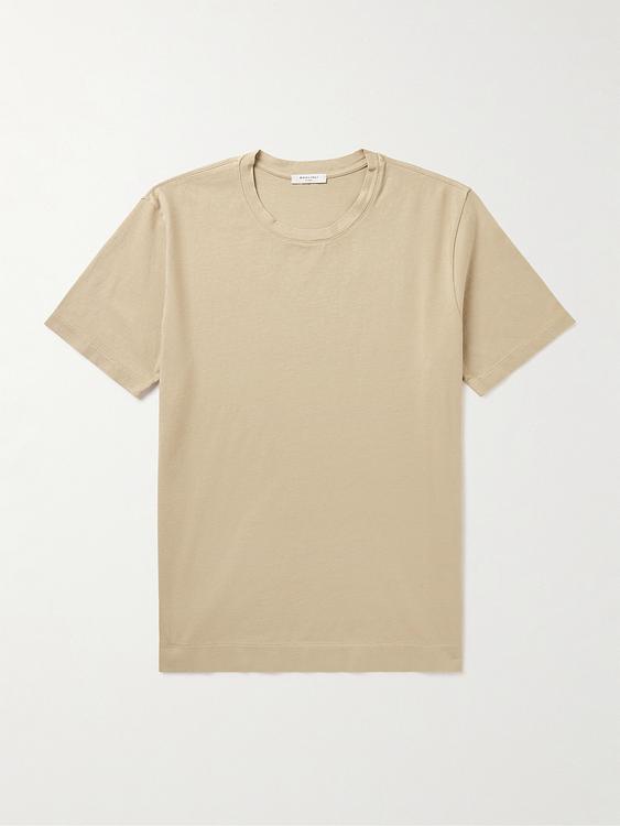 Beige t-shirt from Boglioli