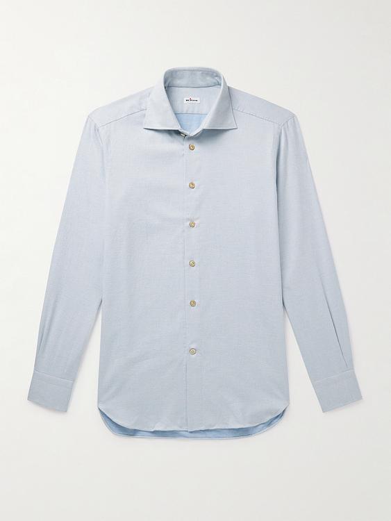 Light blue casual shirt from Kiton