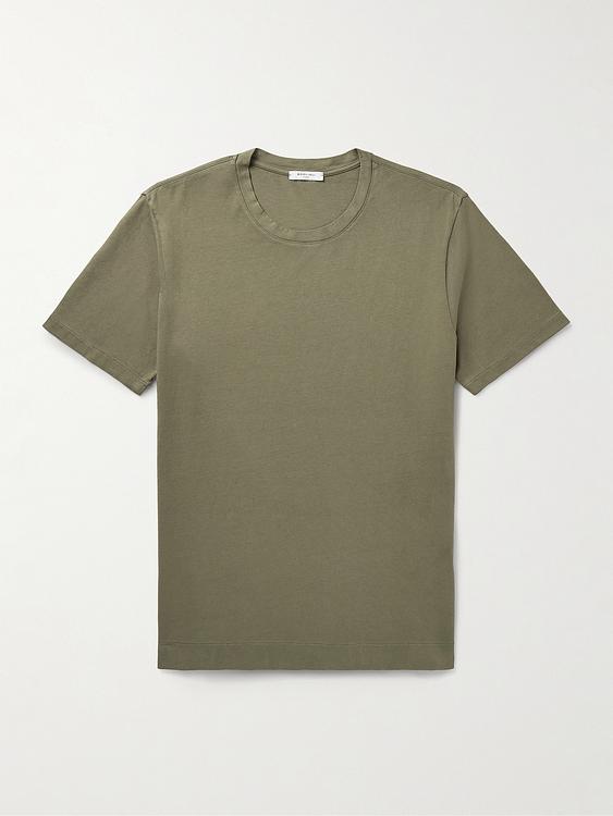 Taupe t-shirt from Boglioli