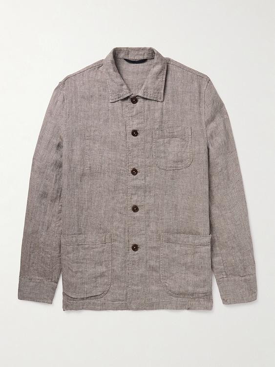 Grey casual jacket from Sid Mashburn
