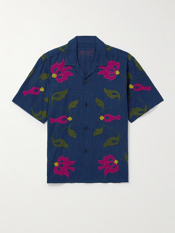 Dark blue short sleeve shirt from Kardo