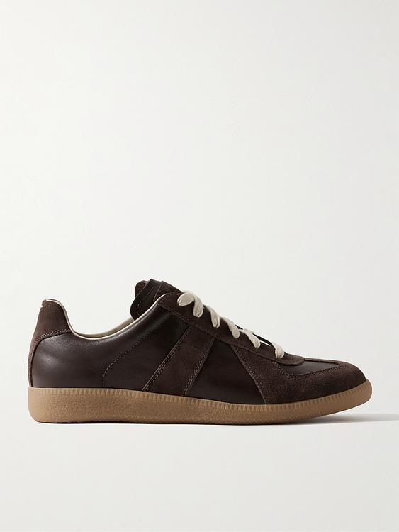 Dark brown sneakers from Maison Margiela