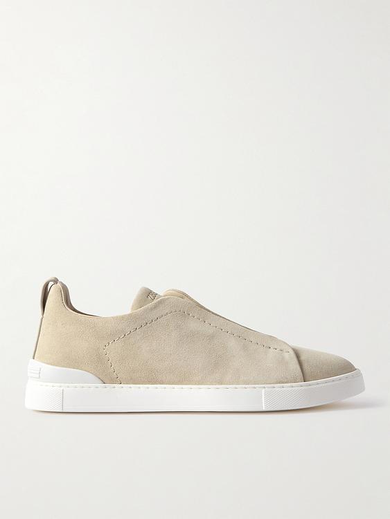 Beige sneakers from Zegna