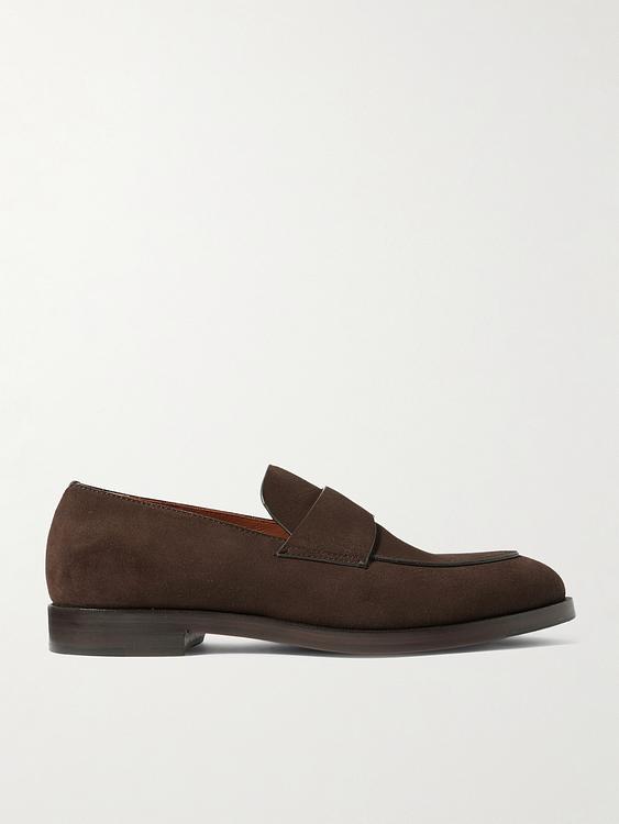 Dark brown loafers from Zegna