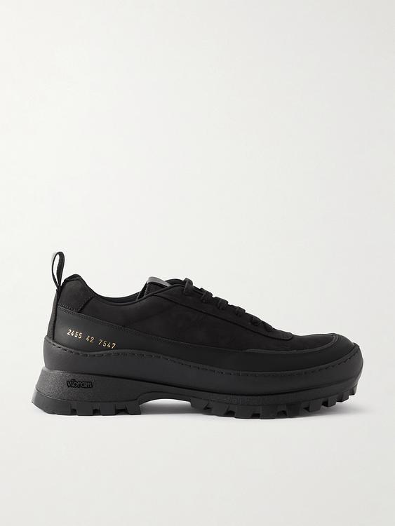Black sneakers from Common Projects
