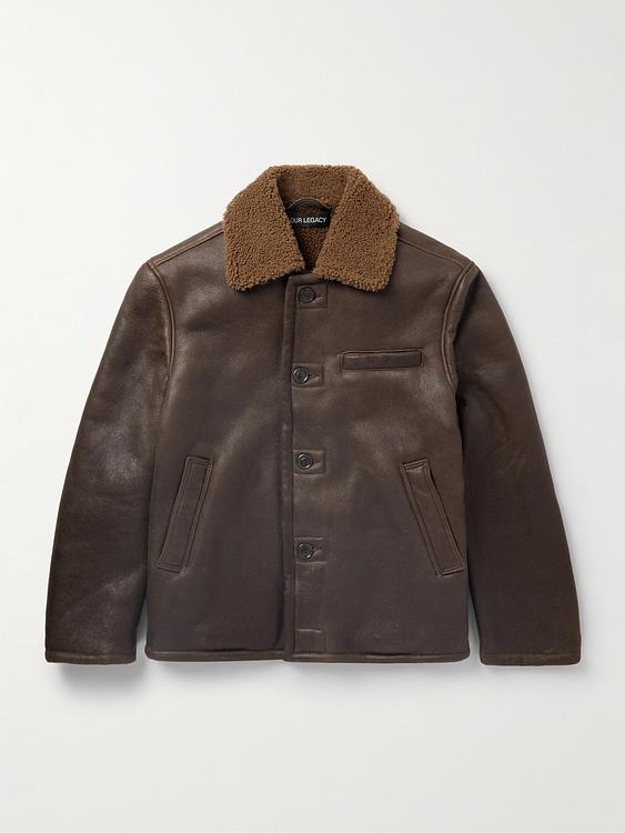 Dark brown leather jacket from Our Legacy