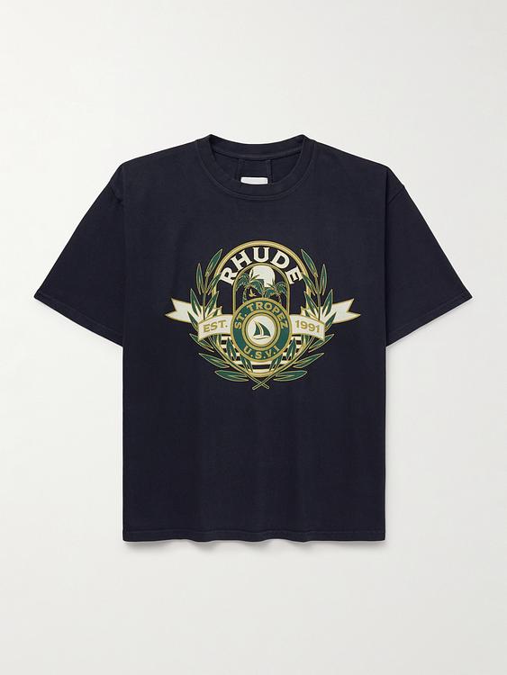 Print black t-shirt from Rhude