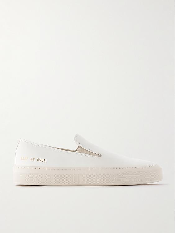 White loafers from Common Projects