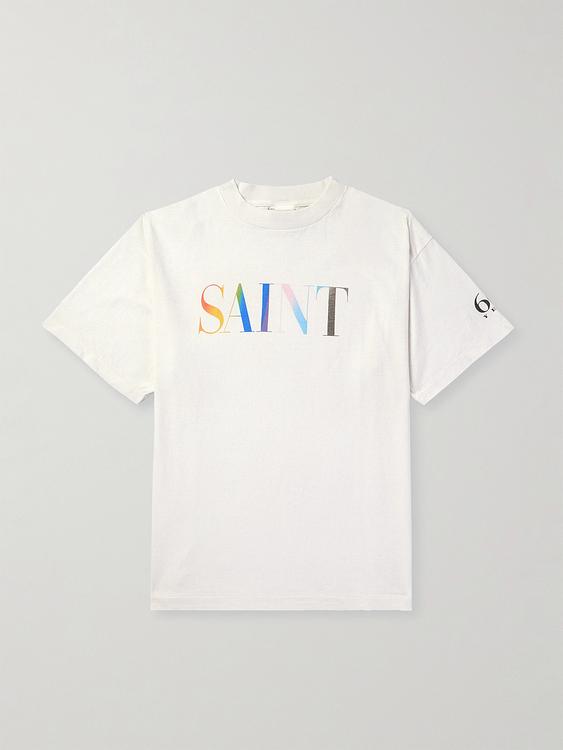 Print white t-shirt from Saint Mxxxxxx