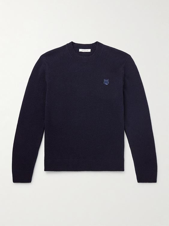 Black sweatshirt from Maison Kitsuné