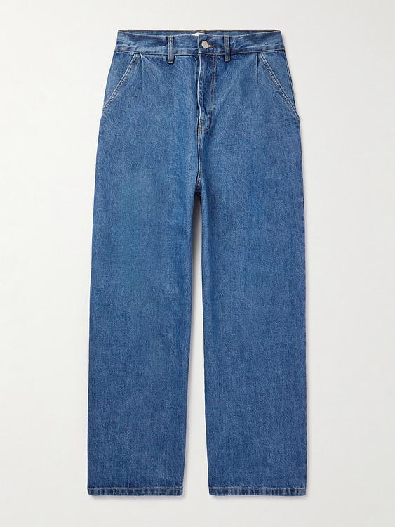 Blue wide-leg jeans from The Frankie Shop