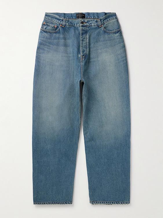 Dark grey wide-leg jeans from Balenciaga