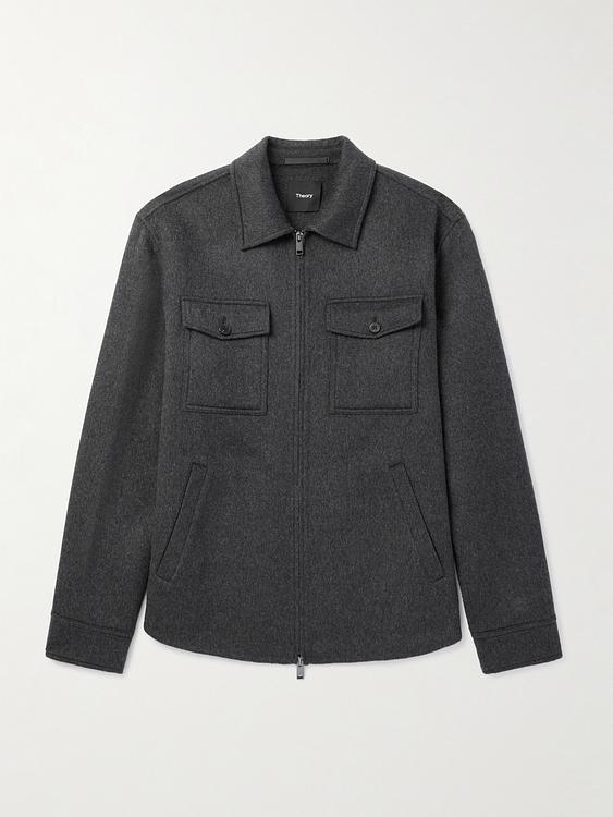 Dark grey overshirt from Theory