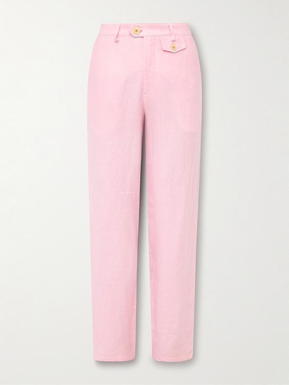 Light pink suit trousers from Oliver Spencer