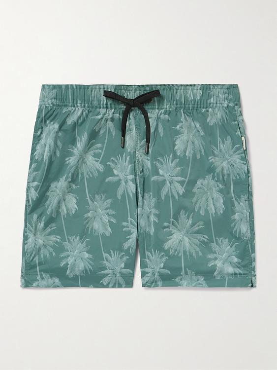 Teal swim shorts from Onia