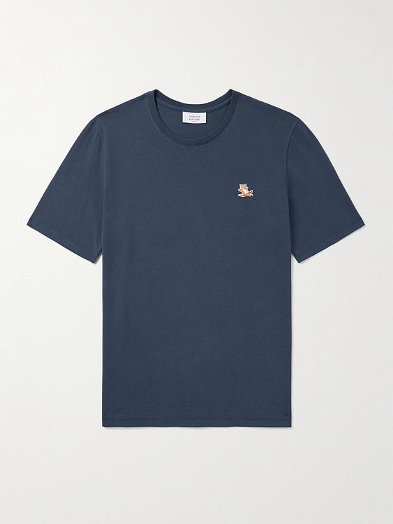 Dark blue t-shirt from Maison Kitsuné