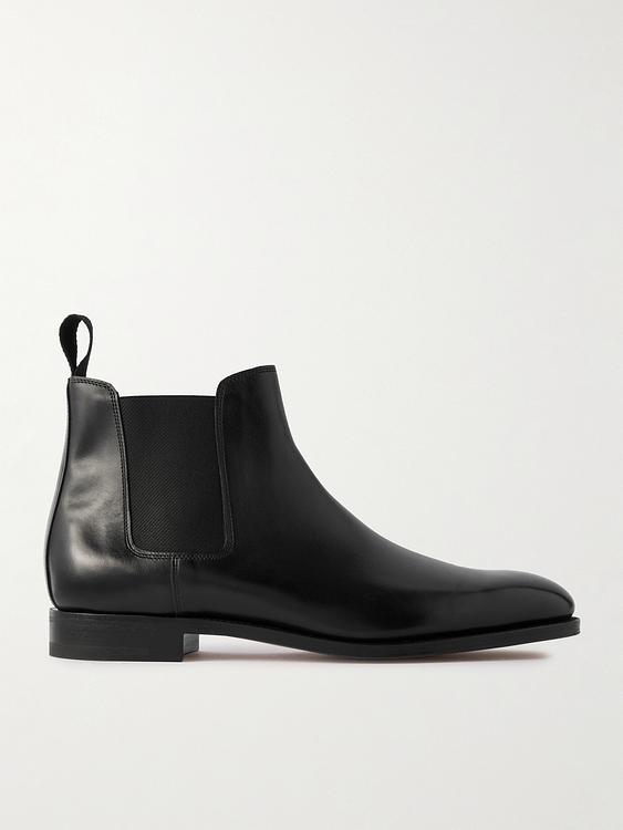 Black chelsea boots from John Lobb