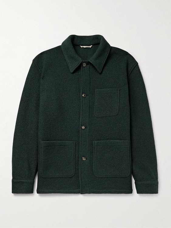 Black casual jacket from De Bonne Facture