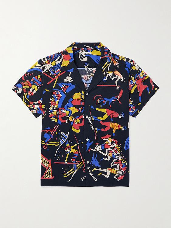 Black short sleeve shirt from Bode