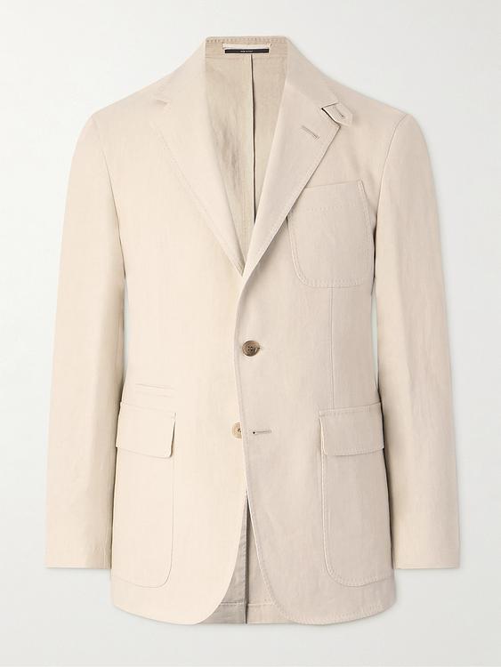 White blazer from Dunhill