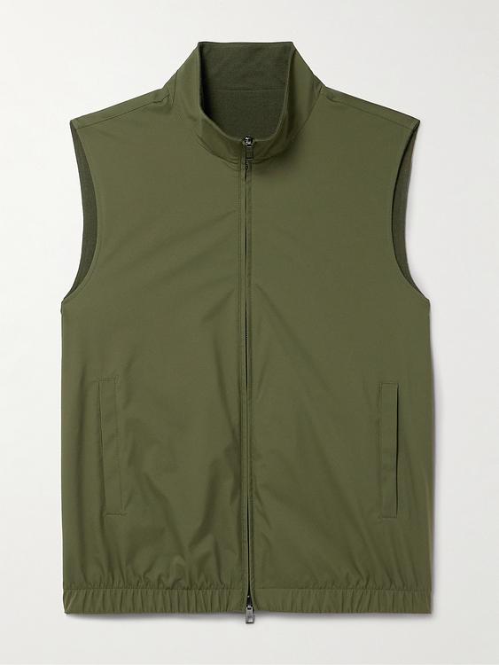 Dark green vest from Loro Piana