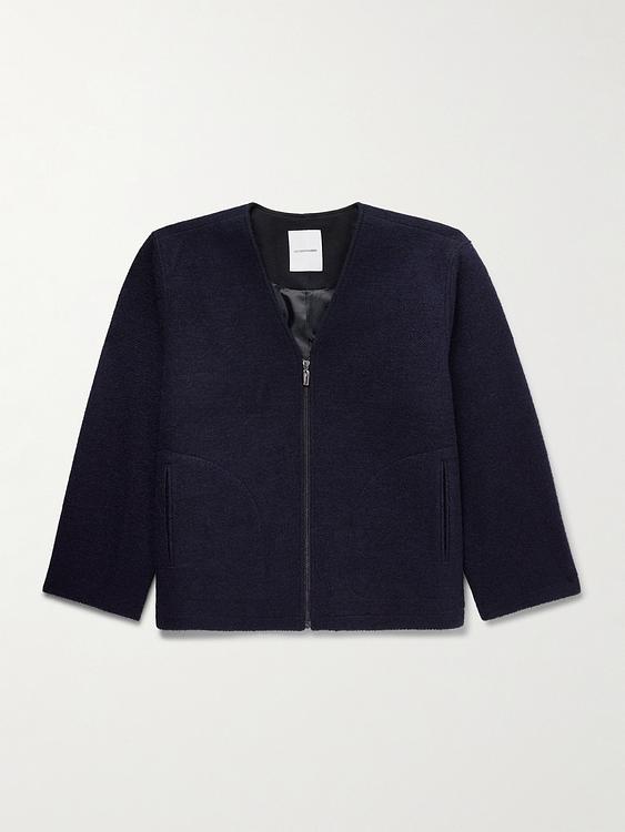 Black fleece jacket from Le 17 Septembre