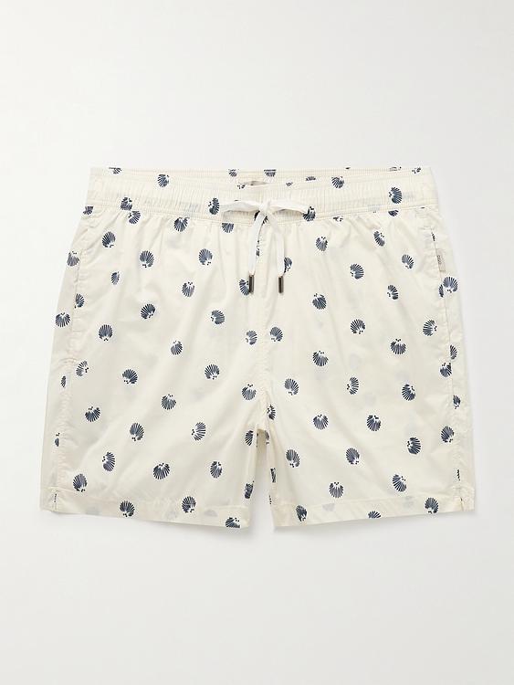 White swim shorts from Onia