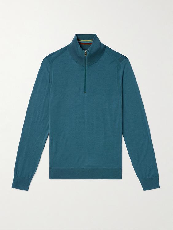 Teal half-zip from Paul Smith