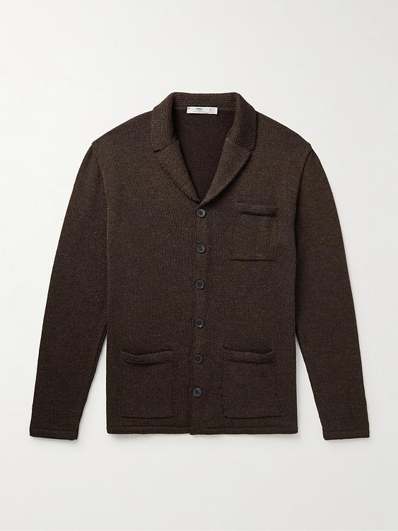 Black cardigan from Inis Meáin