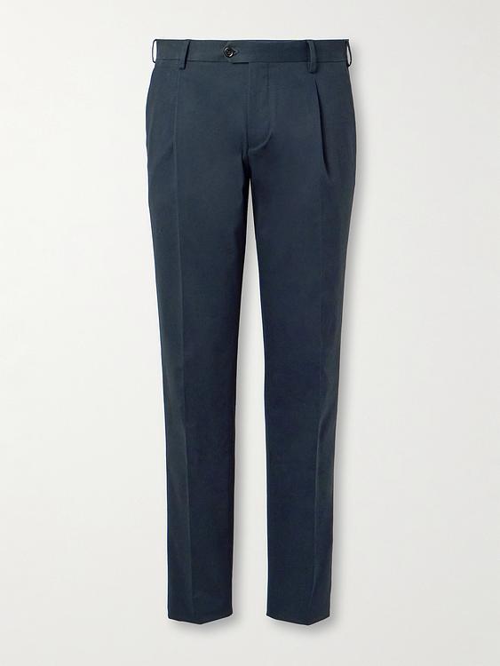 Dark grey chinos from Lardini