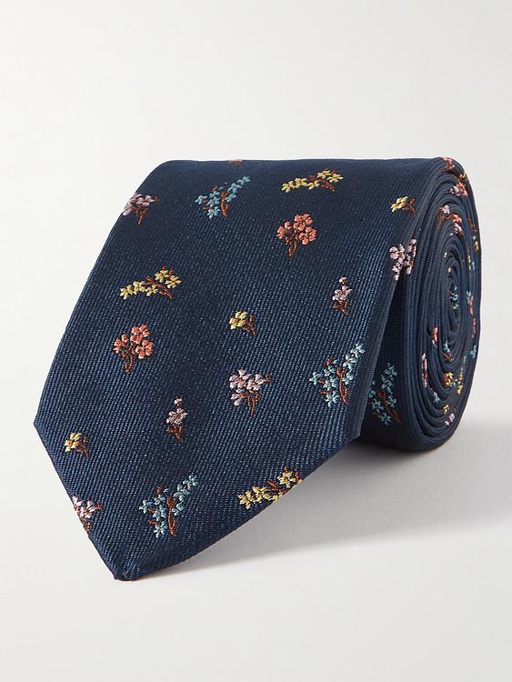 Dark blue tie from Paul Smith