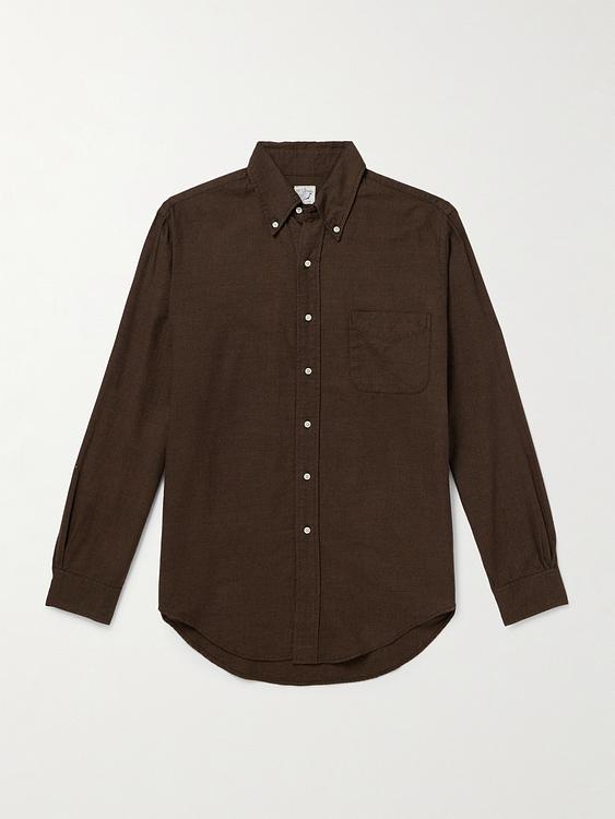 Dark brown casual shirt from orSlow